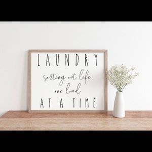16x24 Laundry Room Sign